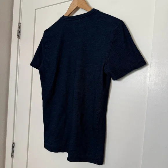 Everlane T-Shirt Tee Mens Sz S Navy Short Sleeve 100% Cotton Casual Preppy - Picture 5 of 9